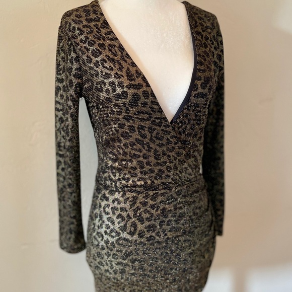 Lovers + Friends Revolve Metallic NYE Xmas Party Dress - Picture 4 of 4